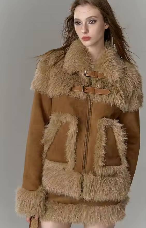 Elegant Sweaters And Spliced Short Skirt Two-Piece Suit Mssza