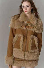 Elegant Sweaters And Spliced Short Skirt Two-Piece Suit Mssza