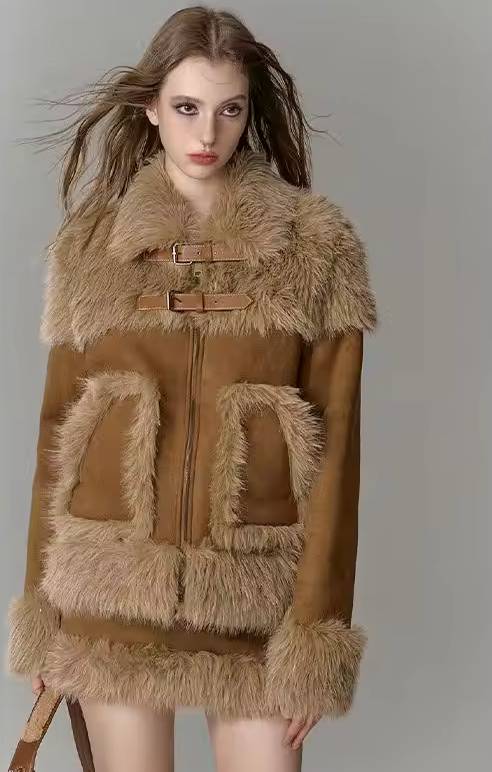 Elegant Sweaters And Spliced Short Skirt Two-Piece Suit Mssza