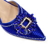 Elegant Crystal Comfortable Evening Shoes And Capacity Bag Mssza