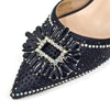 Elegant Crystal Comfortable Evening Shoes And Capacity Bag Mssza