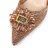 Elegant Crystal Comfortable Evening Shoes And Capacity Bag Mssza