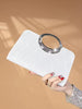 Elegant Design Sparkling Glitter With Simple Crystal Evening Wedding Crossbody Handbag Mssza