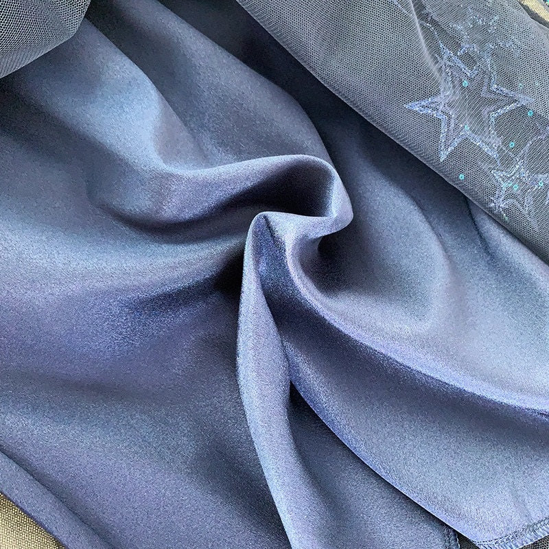 Elegant Embroider Sequied Long Skirt Mssza