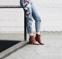 Elegant Embroidery Straight Loose Wilde Street Wear Style Photography Denim Pants Mssza
