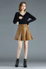 Elegant Empire Real Leather Slight Stretch High Waist Plus Size Skirt Mssza