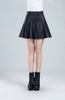 Elegant Empire Real Leather Slight Stretch High Waist Plus Size Skirt Mssza
