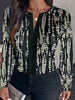 Elegant Fashionable Diamond Lattice Polyester Fiber Shirt Mssza