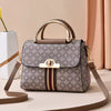 Elegant Geometric Printed Decorative versatile Large capacity Shoulder Crossbody Bag Mssza
