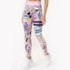Elegant Graffiti Sportswear Yoga Set Workout Tracksuit Mssza