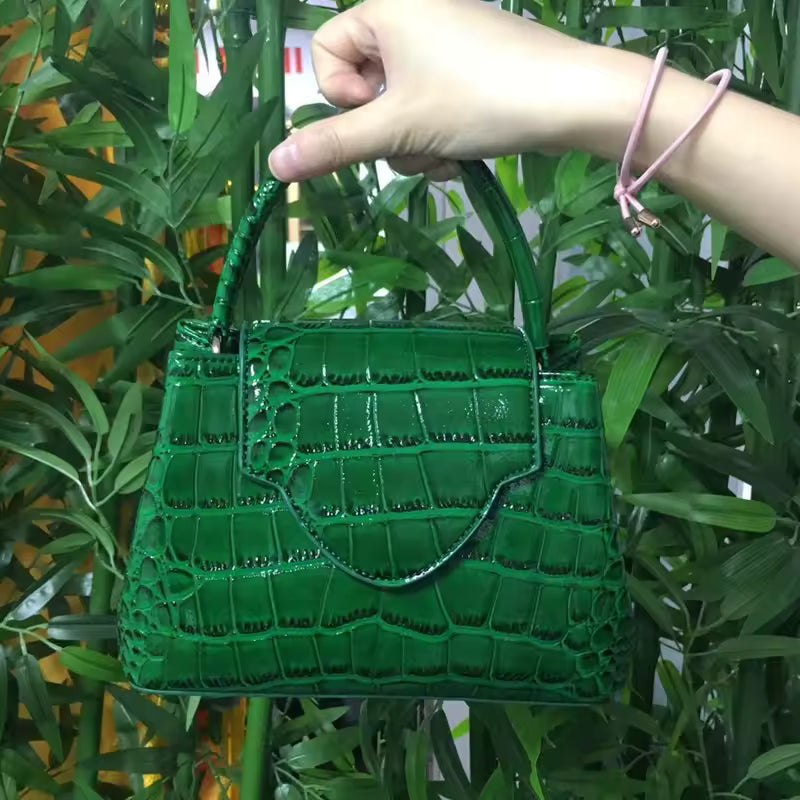 Elegant Hasp Open Pocket PU Leather Tote Party Handbag Mssza
