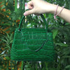 Elegant Hasp Open Pocket PU Leather Tote Party Handbag Mssza