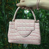 Elegant Hasp Open Pocket PU Leather Tote Party Handbag Mssza