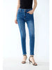 Elegant High Waist Hip Lifting Small Stretch Nine Point Tight Look jeans Mssza