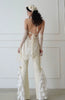 Elegant Lace Bandage Stitching High Waist Gothic Pants Mssza