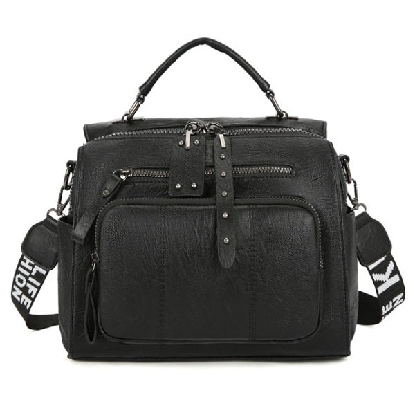 Elegant Large Capacity Leather Crossbody Bags Mssza