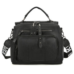 Elegant Large Capacity Leather Crossbody Bags Mssza