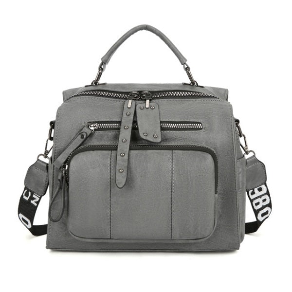Elegant Large Capacity Leather Crossbody Bags Mssza