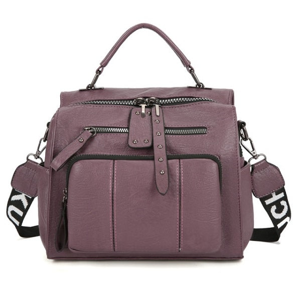 Elegant Large Capacity Leather Crossbody Bags Mssza