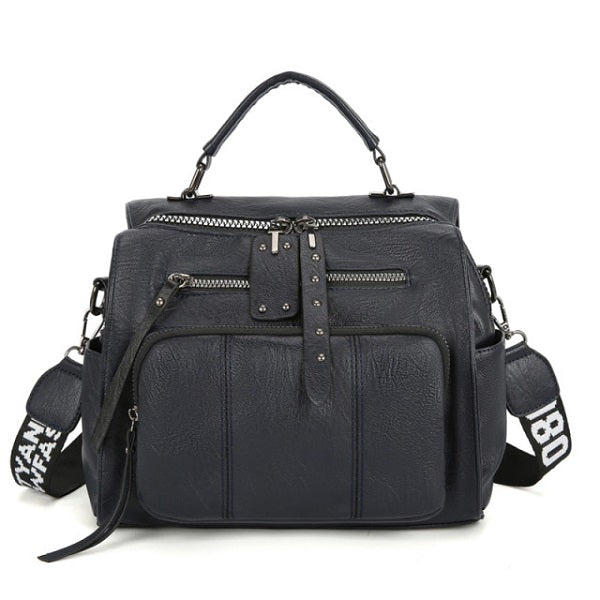 Elegant Large Capacity Leather Crossbody Bags Mssza
