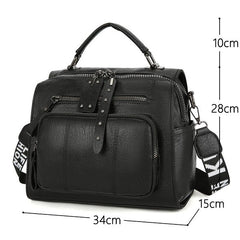 Elegant Large Capacity Leather Crossbody Bags Mssza