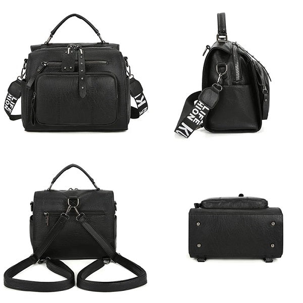 Elegant Large Capacity Leather Crossbody Bags Mssza