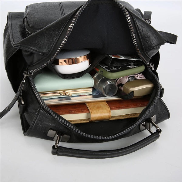 Elegant Large Capacity Leather Crossbody Bags Mssza