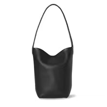 Elegant Lazy Tote Leather Single Day pack Waist Pack Bucket Shoulder Bag Mssza