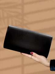 Elegant Luxurious Faux Leather Party Versatile Chain Clutch Evening Bag Mssza