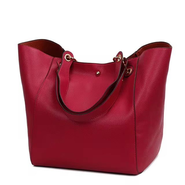Elegant Luxury Leather Sequined Big Capacity Top-handle Totes Crossbody Handbags Mssza
