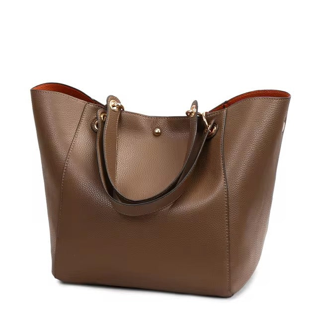 Elegant Luxury Leather Sequined Big Capacity Top-handle Totes Crossbody Handbags Mssza
