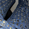 Elegant Metal Hollow Out Holes Low Rise Straight Party Baggy Jeans Mssza