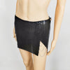 Luxury Sequins Tassel Chain See Above Knee Through Mini Skirt Mssza