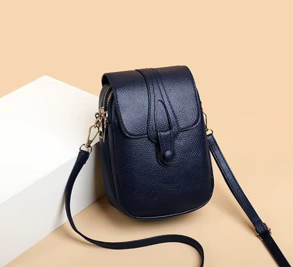 Elegant Mobile Phone One-Shoulder Crossbody Messenger Bag Mssza