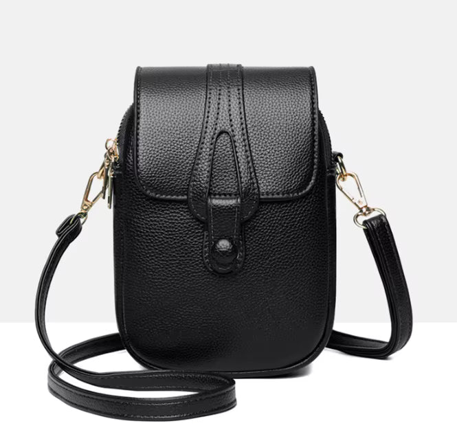 Elegant Mobile Phone One-Shoulder Crossbody Messenger Bag Mssza