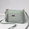 Elegant Mom Bag Crocodile Cross Border Small Square Versatile Large Capacity Messenger Crossbody Bag Mssza