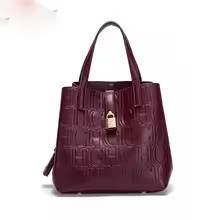 Elegant New Steel Embossed Handheld Bun Tote Bag Mssza