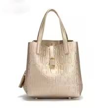 Elegant New Steel Embossed Handheld Bun Tote Bag Mssza