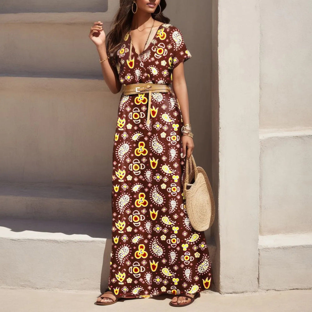 Party Daily Slim Sleeveless Cold Shoulder Solid Print Big Hem Casual Boho Dress Mssaz Desses