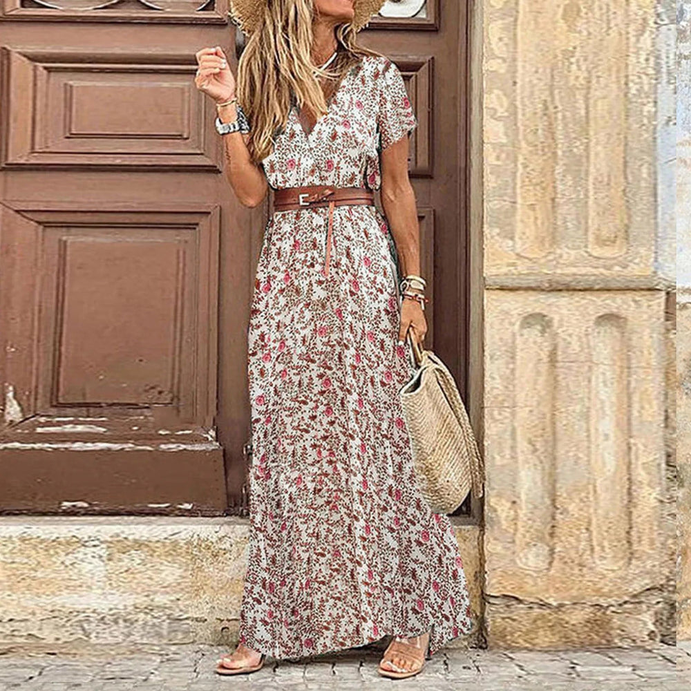 Party Daily Slim Sleeveless Cold Shoulder Solid Print Big Hem Casual Boho Dress Mssaz Desses