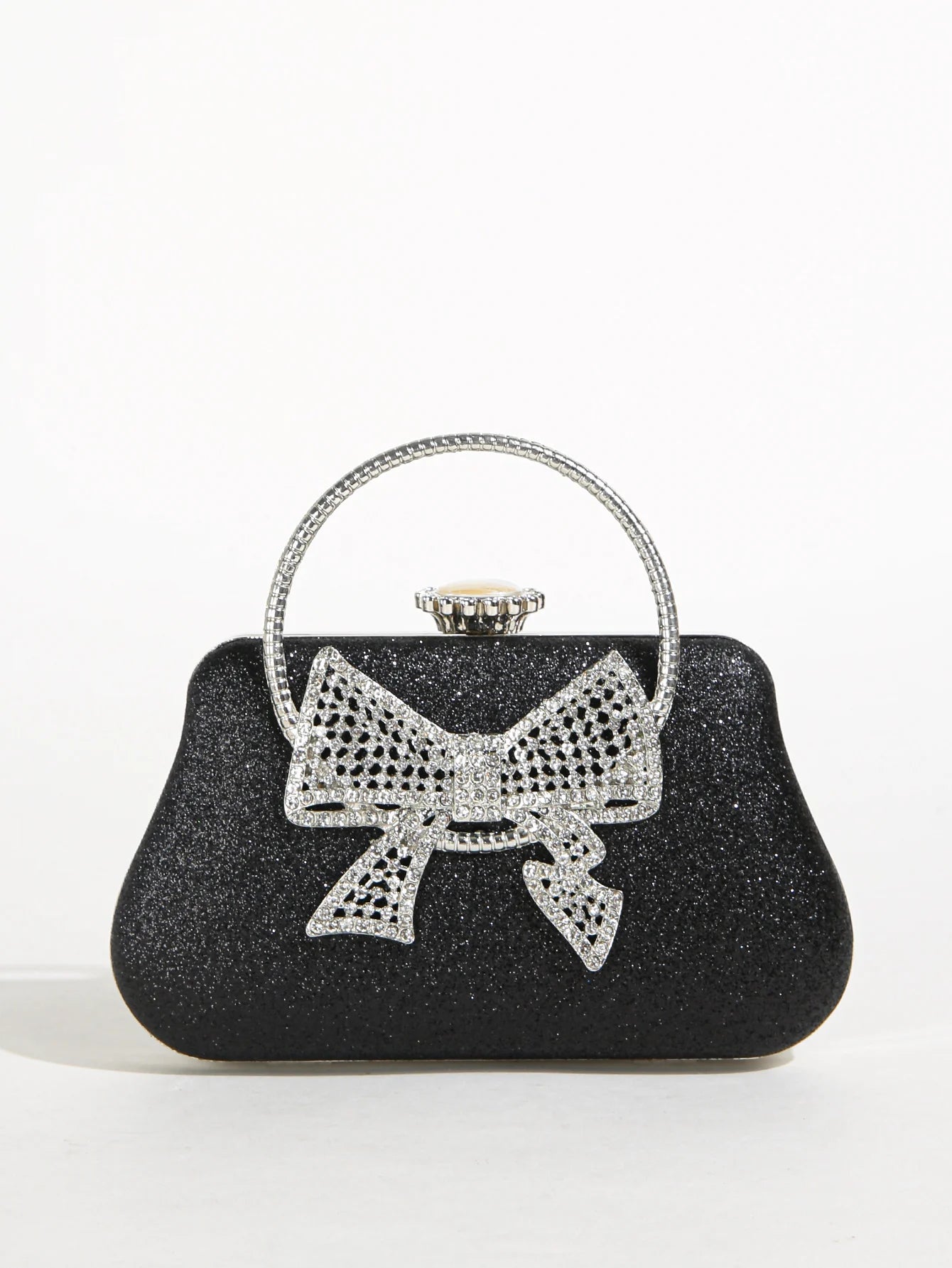 Elegant Rhinestone Luxury Shiny Banquet Dress Purse Evening Bag Mssza