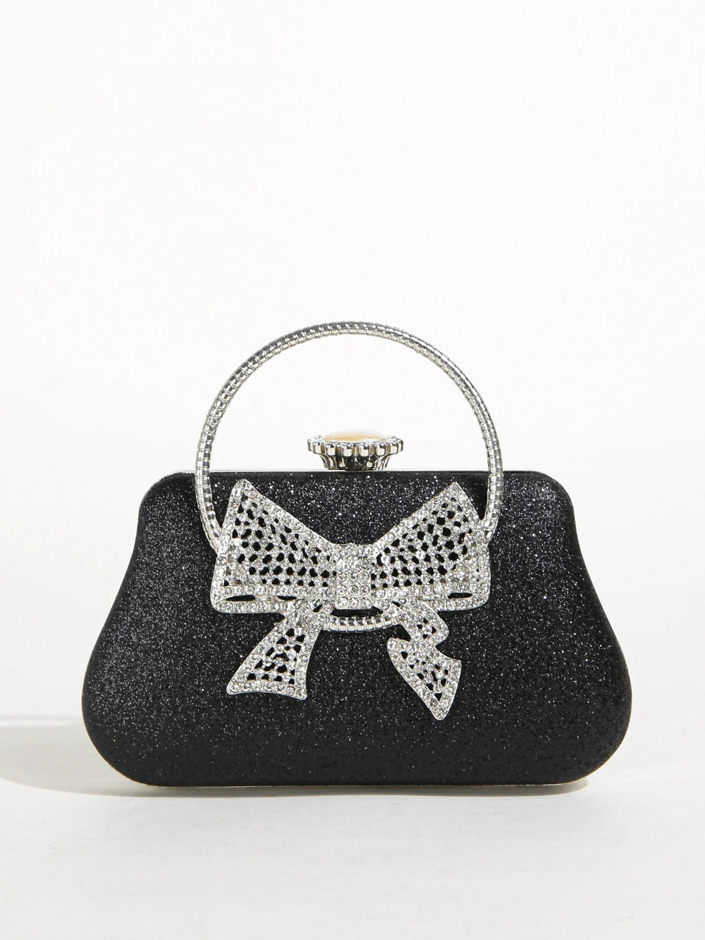 Elegant Rhinestone Luxury Shiny Banquet Dress Purse Evening Bag Mssza