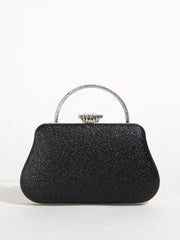 Elegant Rhinestone Luxury Shiny Banquet Dress Purse Evening Bag Mssza