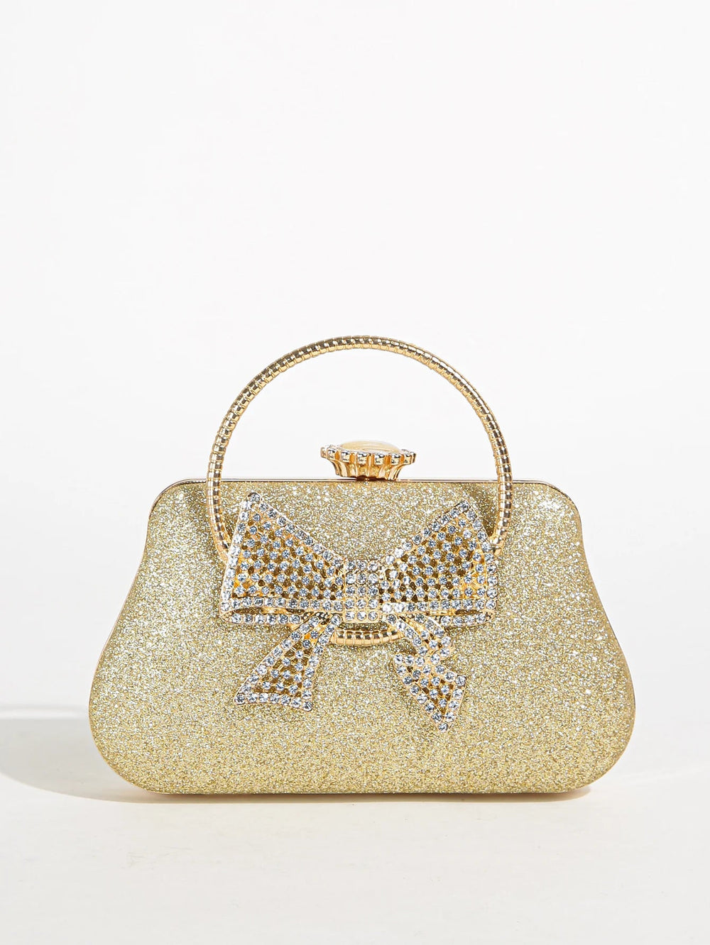 Elegant Rhinestone Luxury Shiny Banquet Dress Purse Evening Bag Mssza