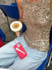 Elegant Sequined Sparkling Bottoming O-Neck Sleeveless Tank Tops Clubwear Mssza