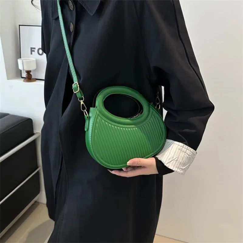Elegant Sequined Synthetic Leather Chic Stripe Design Versatile Shoulder Crossbody Bags Mssza