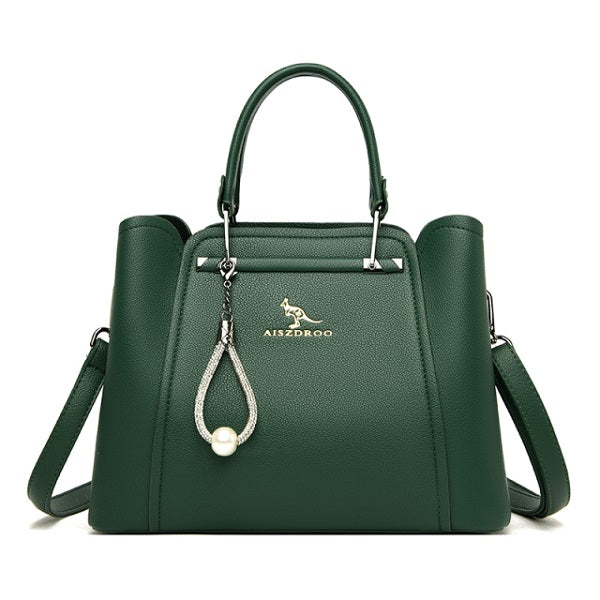 Elegant Simple PU Leather Shoulder Bag Mssza