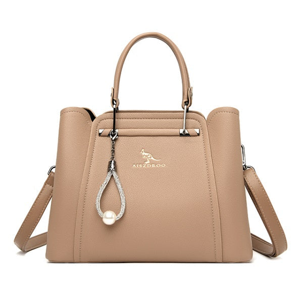Elegant Simple PU Leather Shoulder Bag Mssza