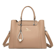 Elegant Simple PU Leather Shoulder Bag Mssza