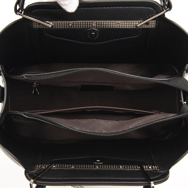 Elegant Simple PU Leather Shoulder Bag Mssza